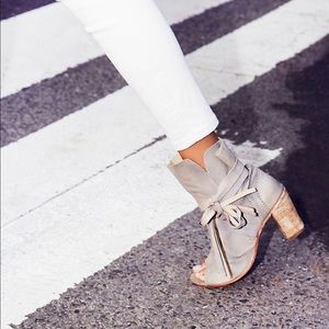 Free People “Daydream” Open Toe Boot